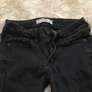 abercrombie and fitch black jeans
